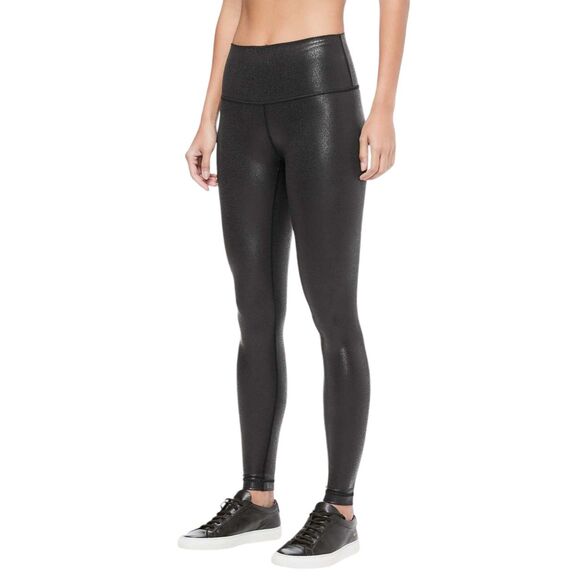 Lululemon Wunder Under High-Rise Tight Foil 28" *Luminosity Foil Print Black - Picture 3 of 11